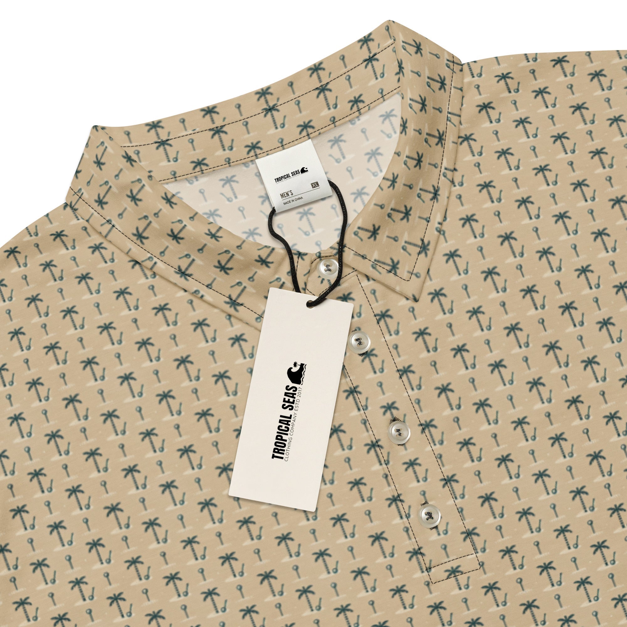 Palm Tee Minimalism Design Polo