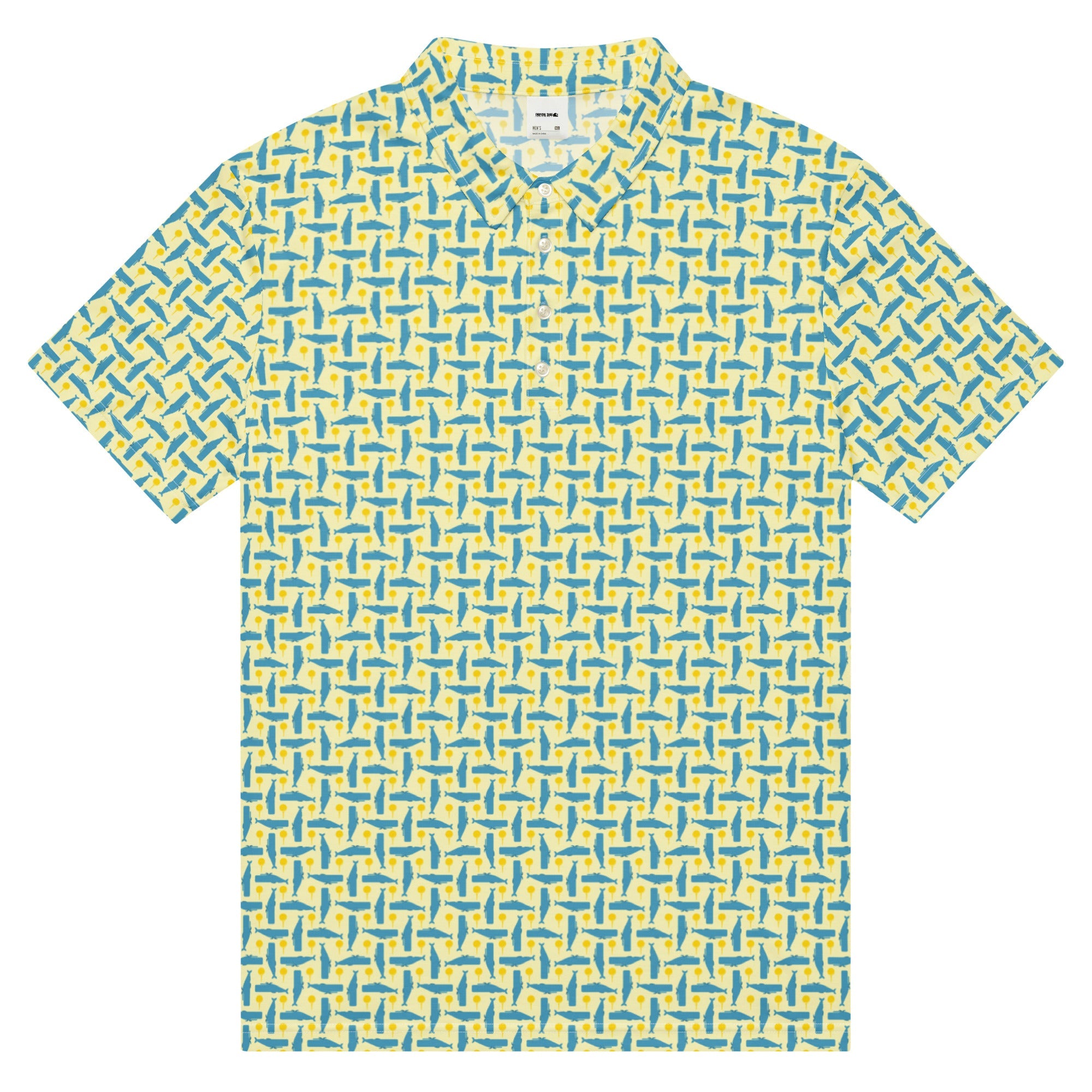 Men’s Whale and Golf Tee Slim Fit Polo