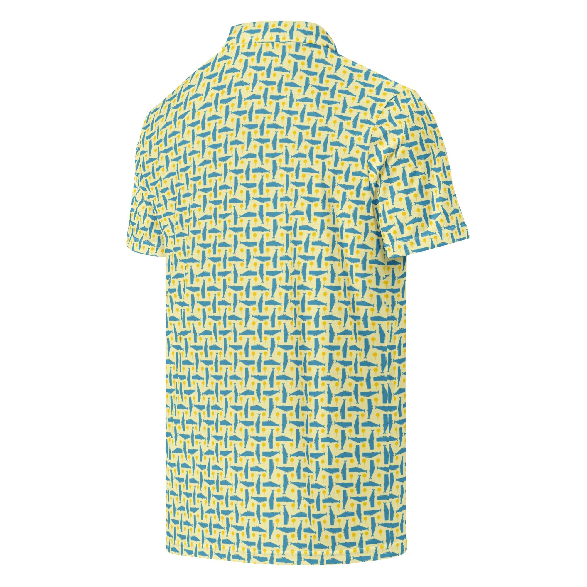 Men’s Whale and Golf Tee Slim Fit Polo