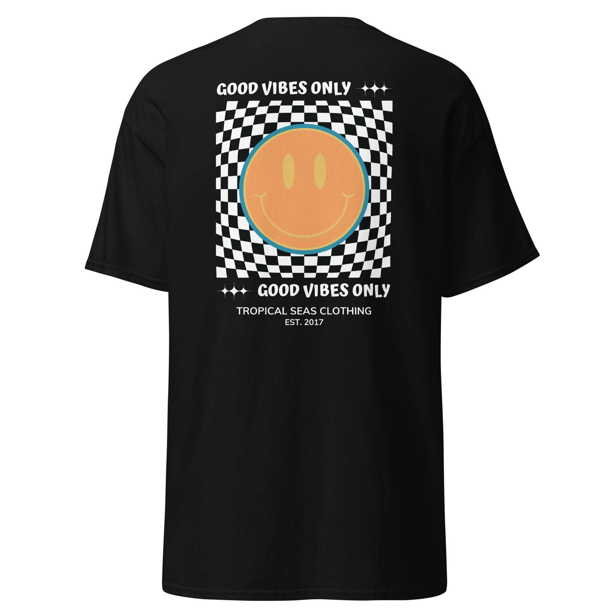 Men's Good Vibes Smiley Face Classic Tee