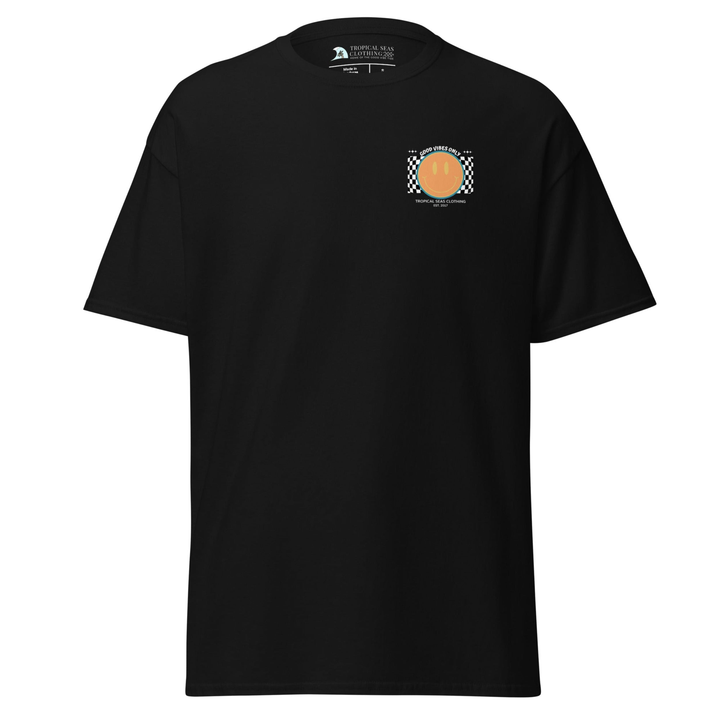 Men's Good Vibes Smiley Face Classic Tee