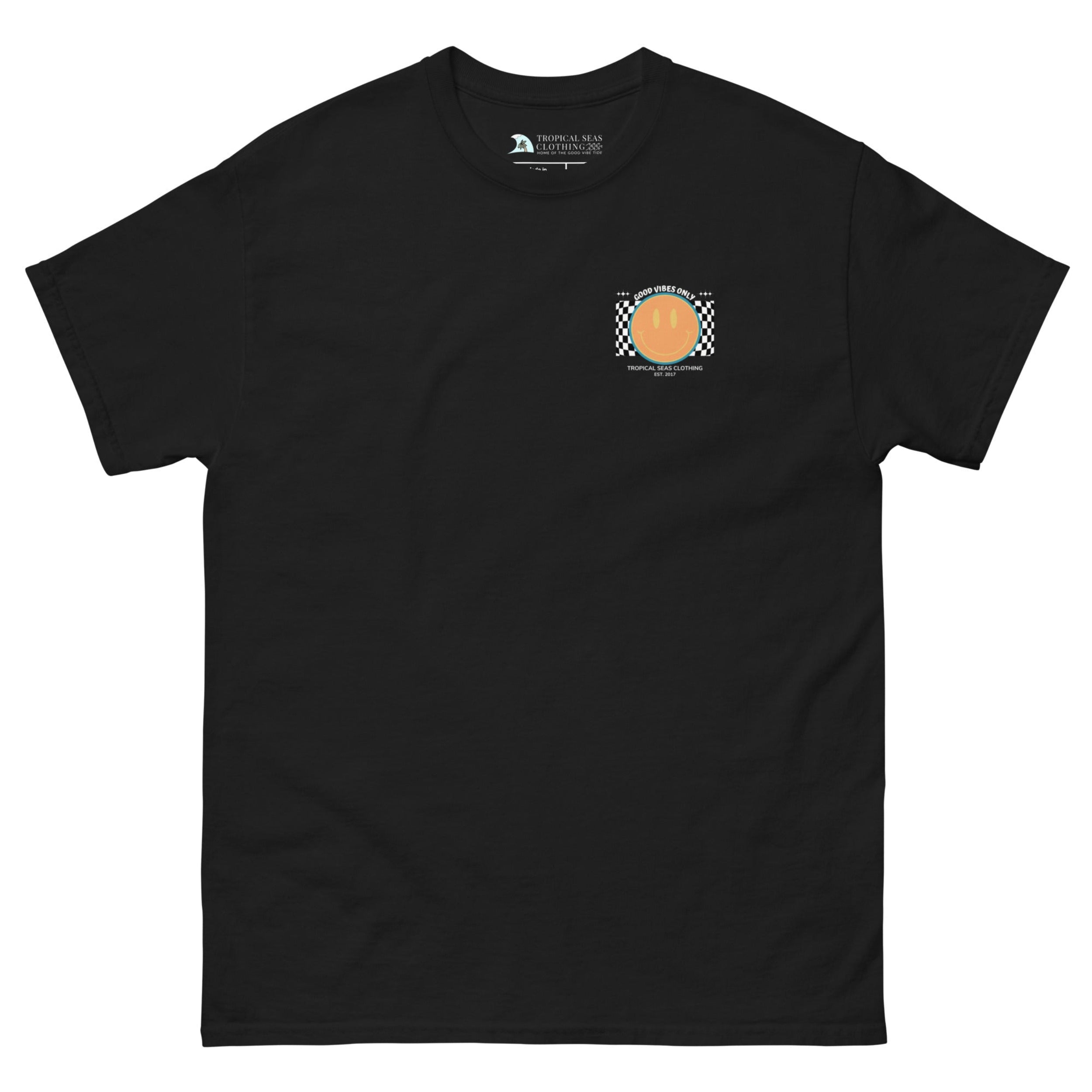 Men's Good Vibes Smiley Face Classic Tee