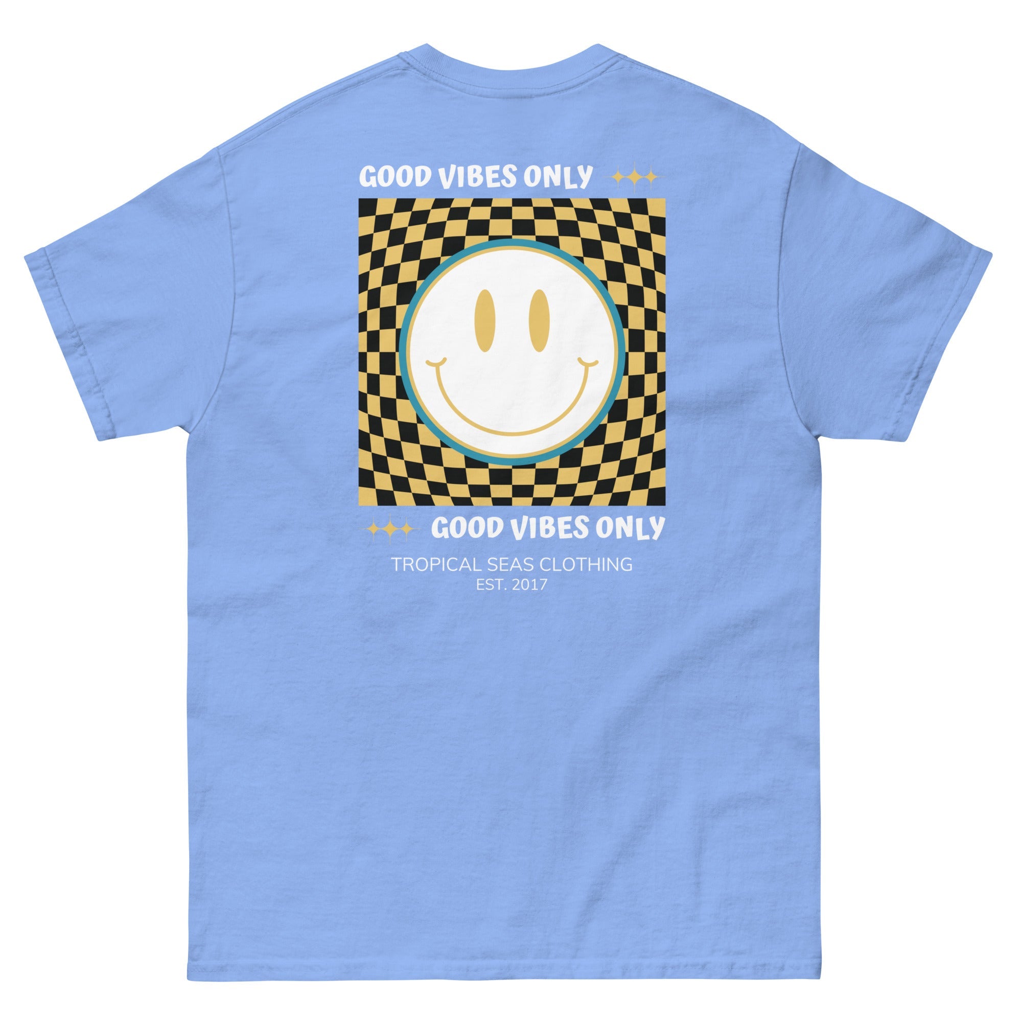Men's Good Vibes Smiley Face Classic Tee