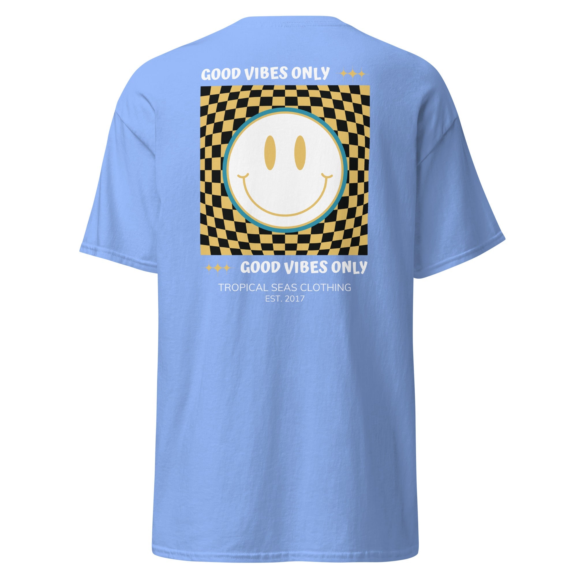 Men's Good Vibes Smiley Face Classic Tee