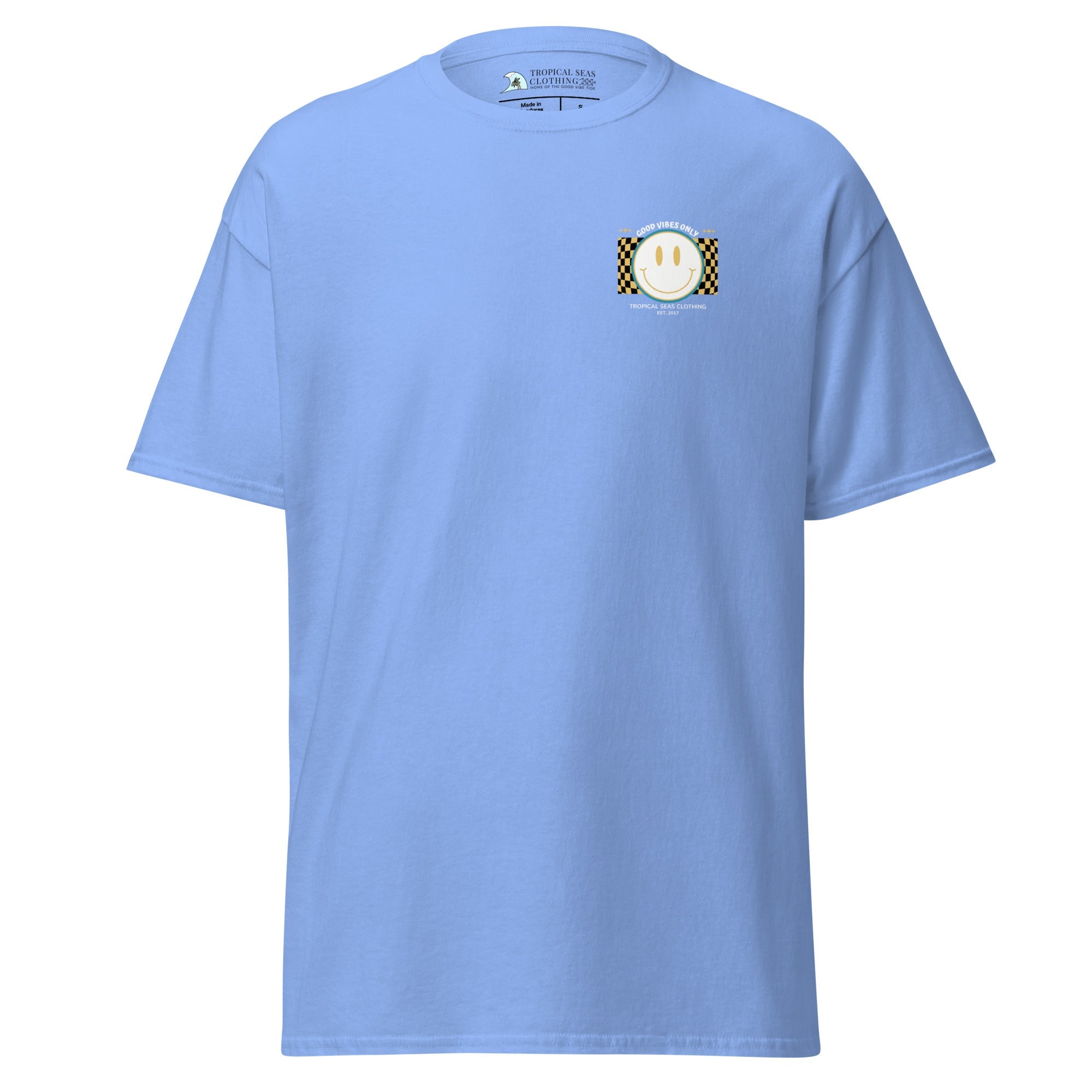 Men's Good Vibes Smiley Face Classic Tee