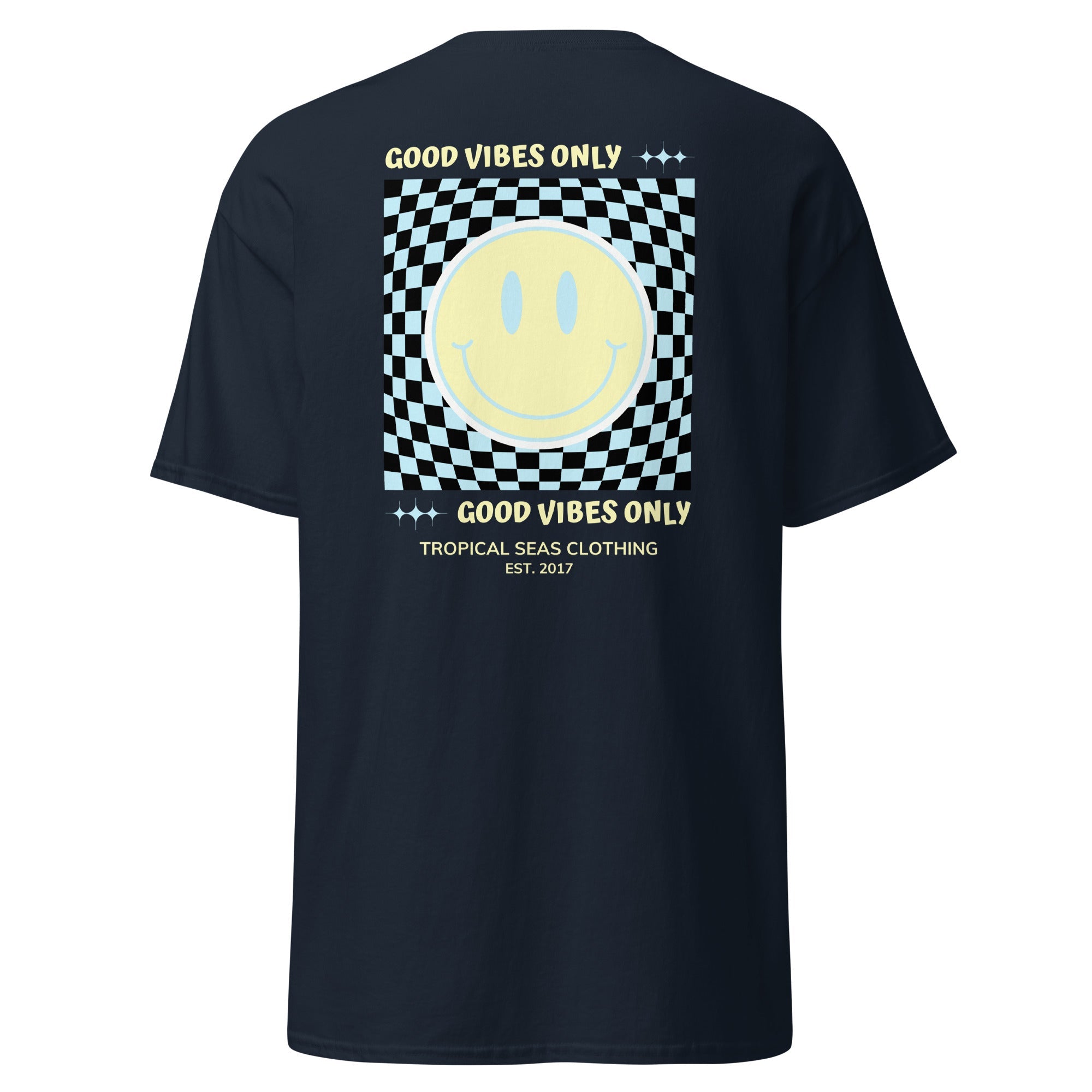 Men's Good Vibes Smiley Face Classic Tee