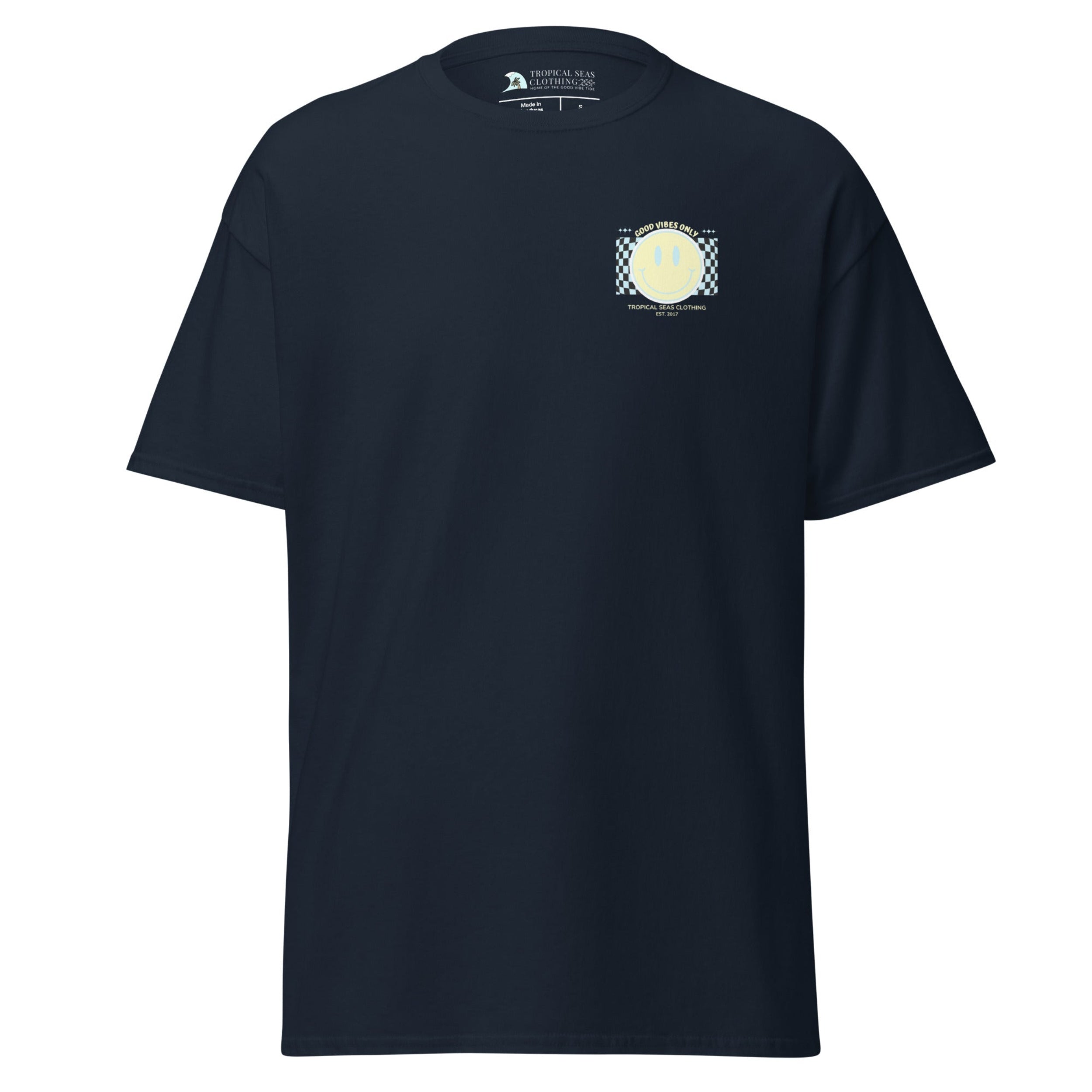Men's Good Vibes Smiley Face Classic Tee