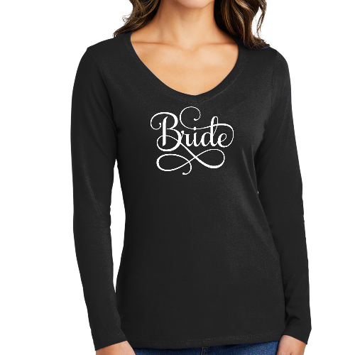 Long Sleeve Bride T-Shirt