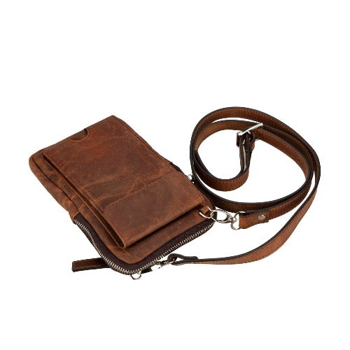 Niagara Leather Crossbody Phone Bag