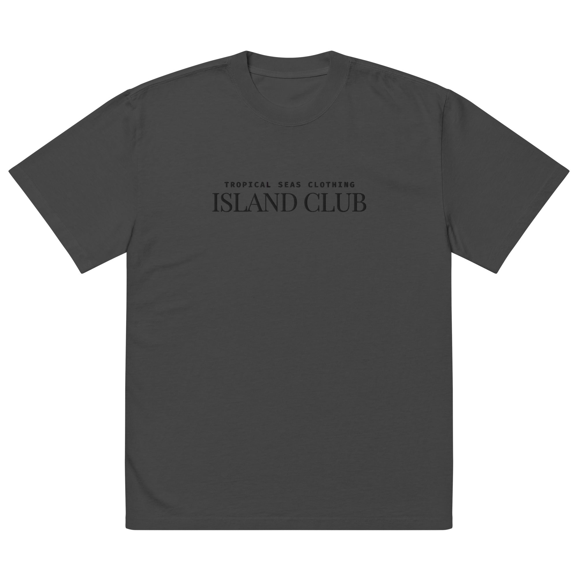 Oversized Tropical Seas Faded T-Shirt