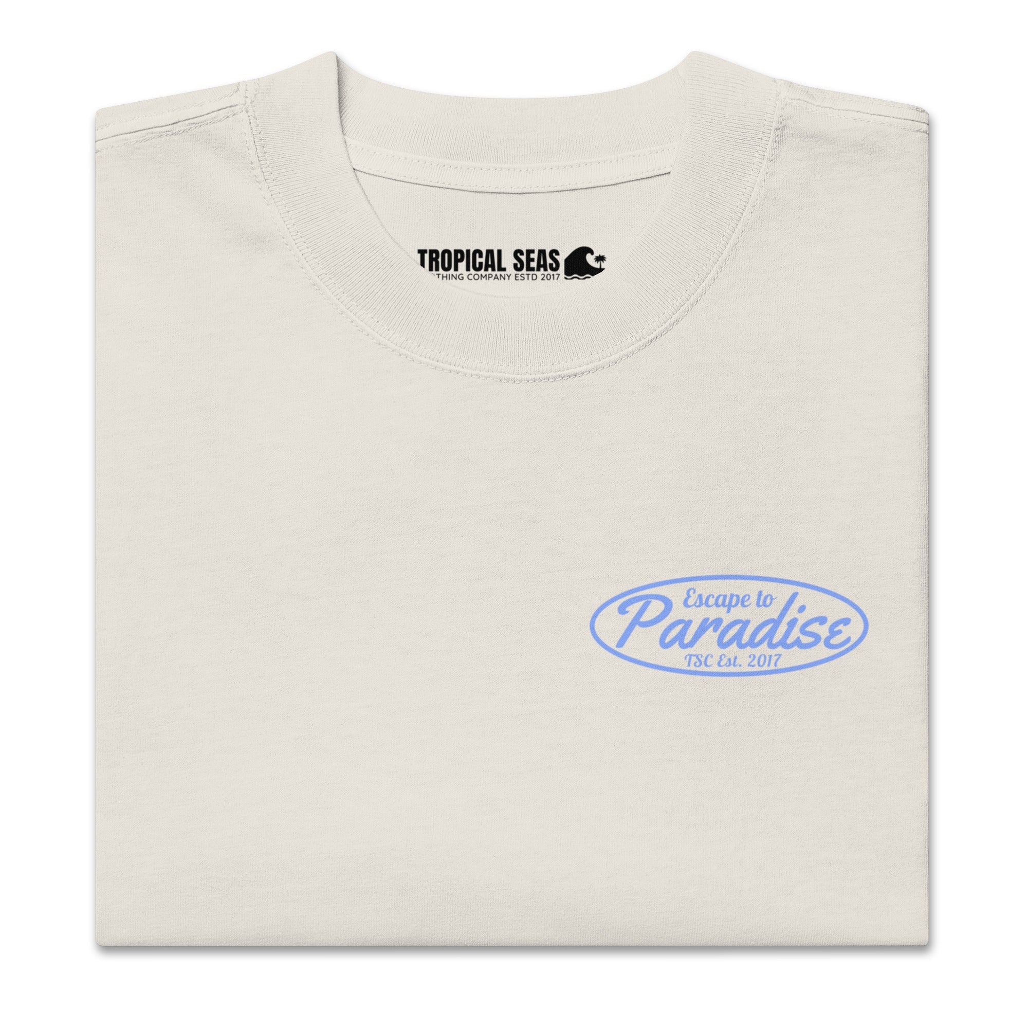 Oversized Escape to Paradise Faded T-Shirt