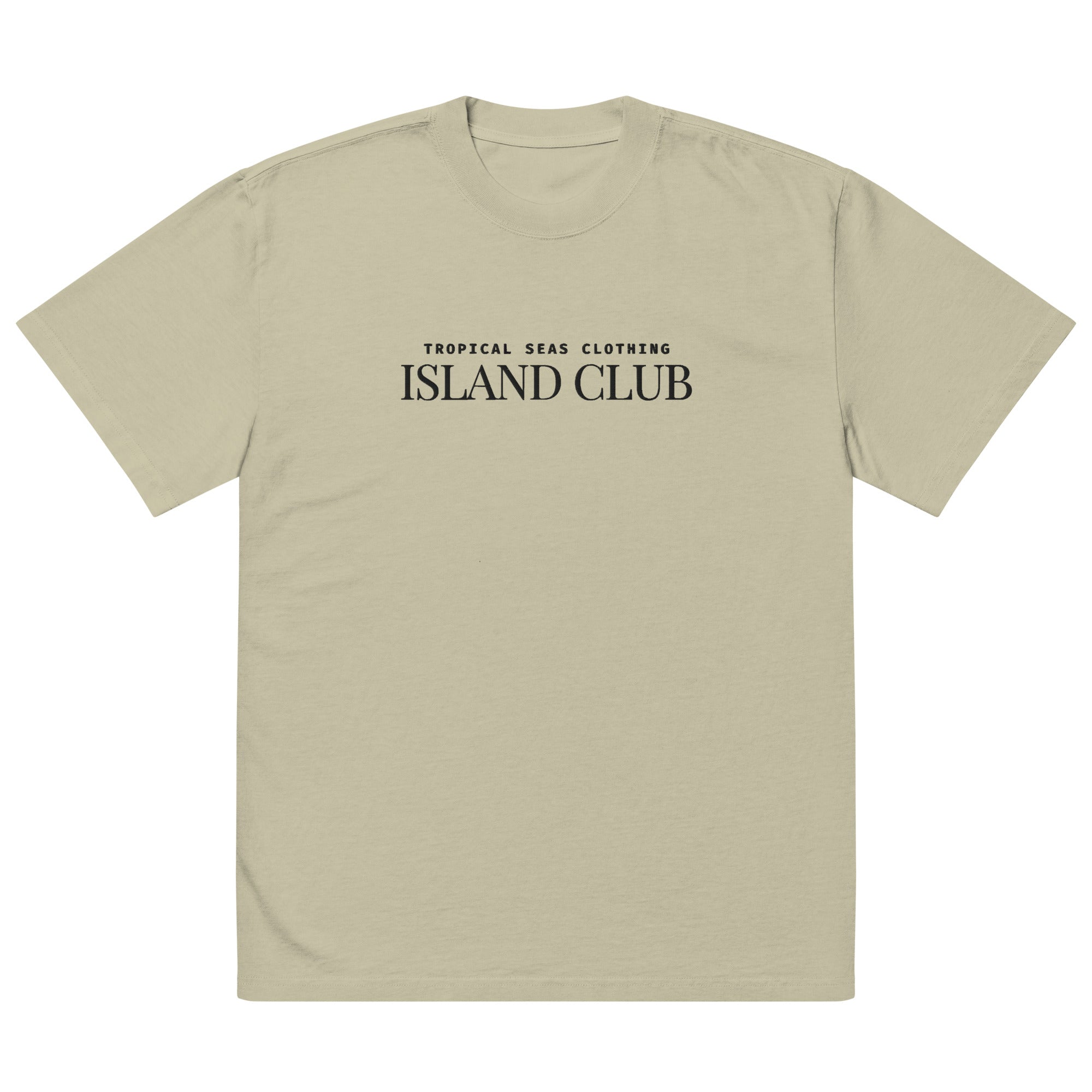 Oversized Tropical Seas Faded T-Shirt