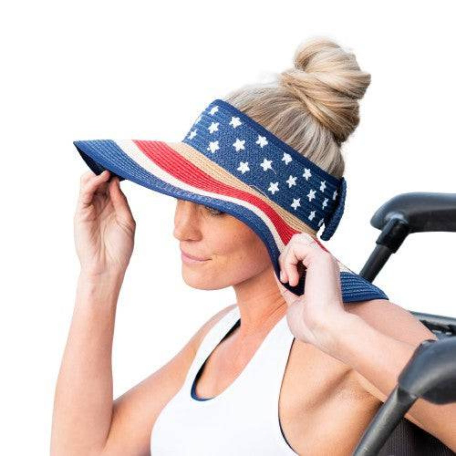 Americana Patriotic Rollable Visor For Adventures