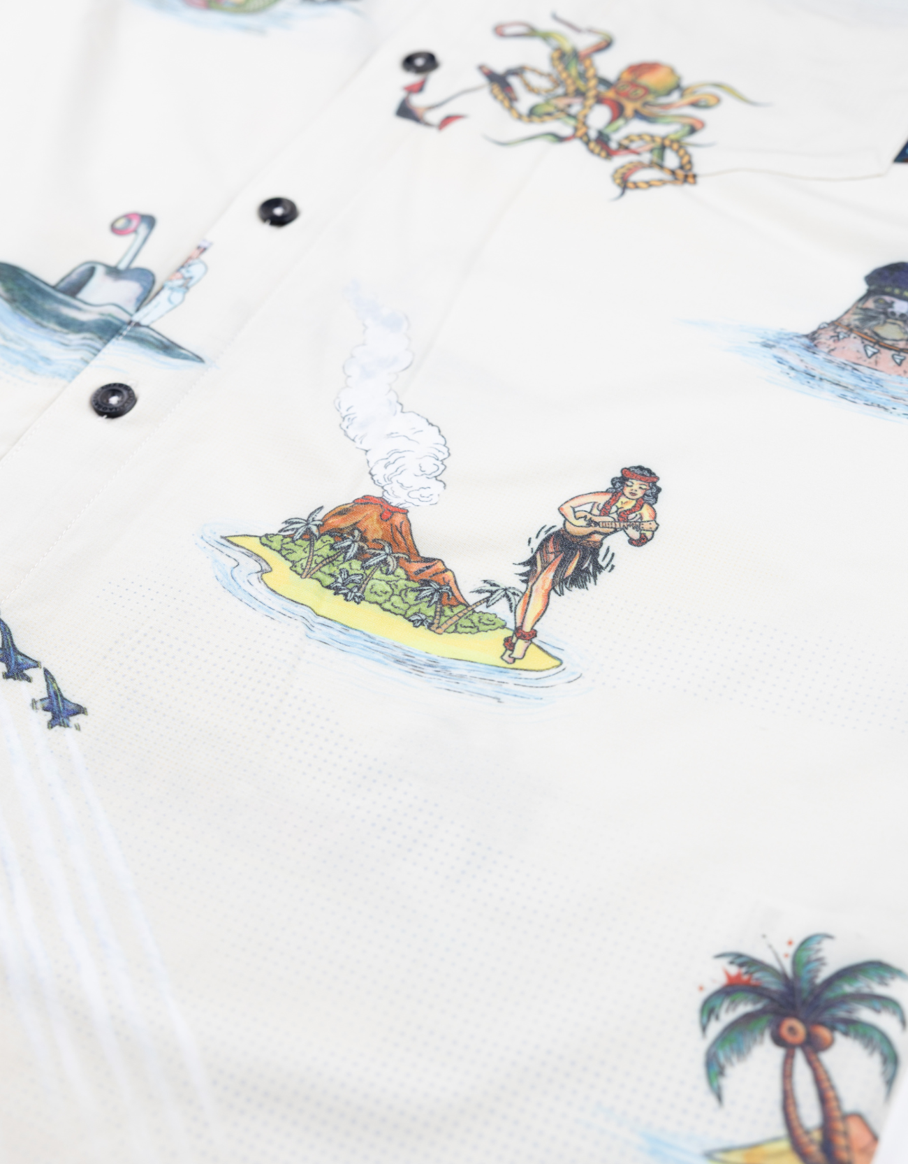 Sailor Stories Cream Vagabond Button Up