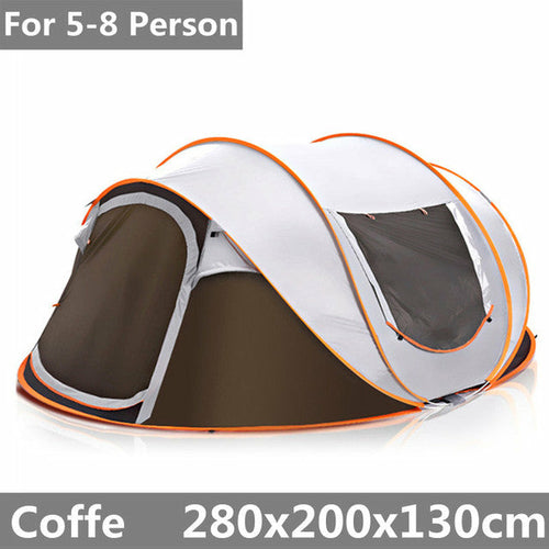 Large Capacity 4 to 5 Persons Automatic Pop Up Camping Tent - Sun of the Beach Boutique