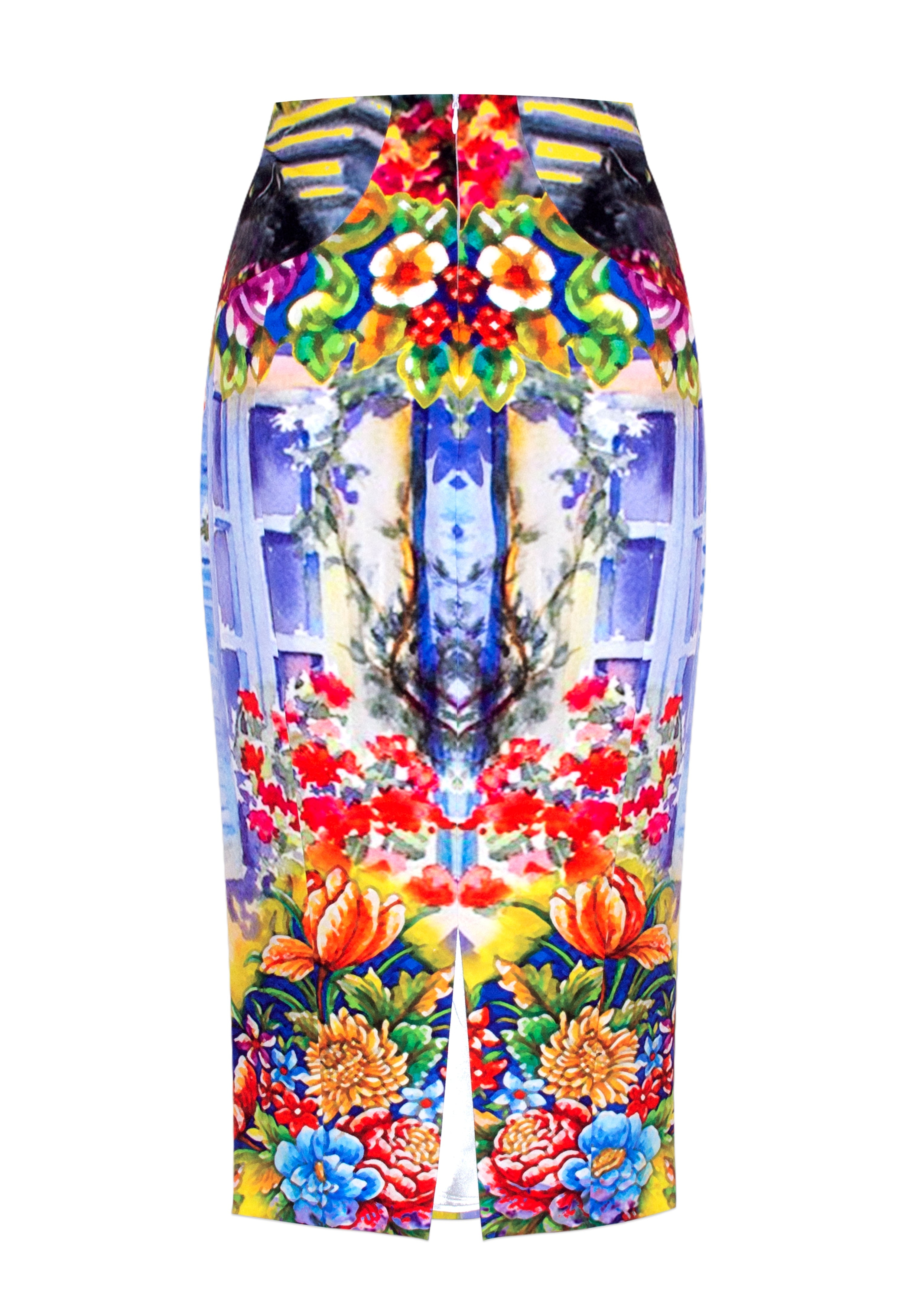 Saisankoh Sicily Print Stretch Skirt