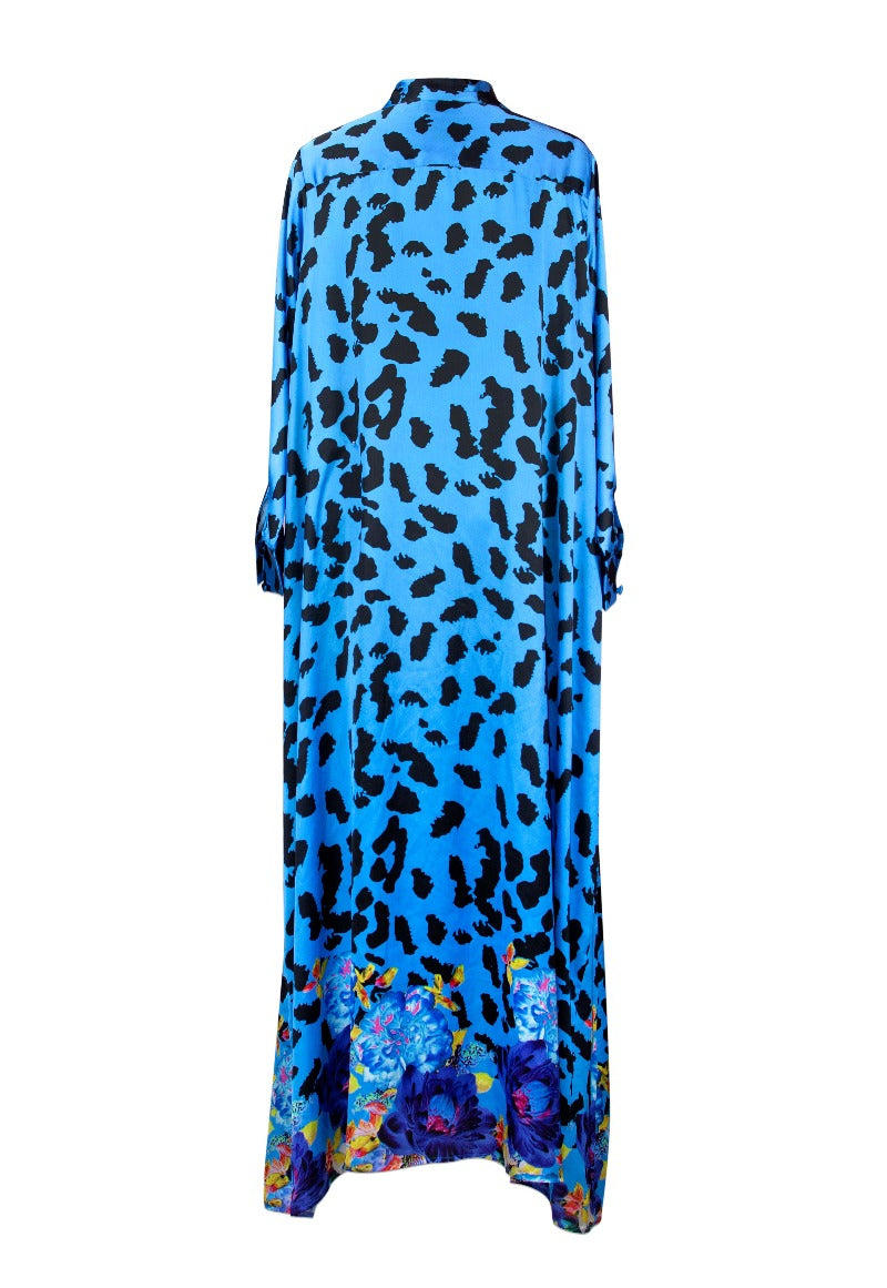 Saisankoh Blue Jezebel Shirt Dress