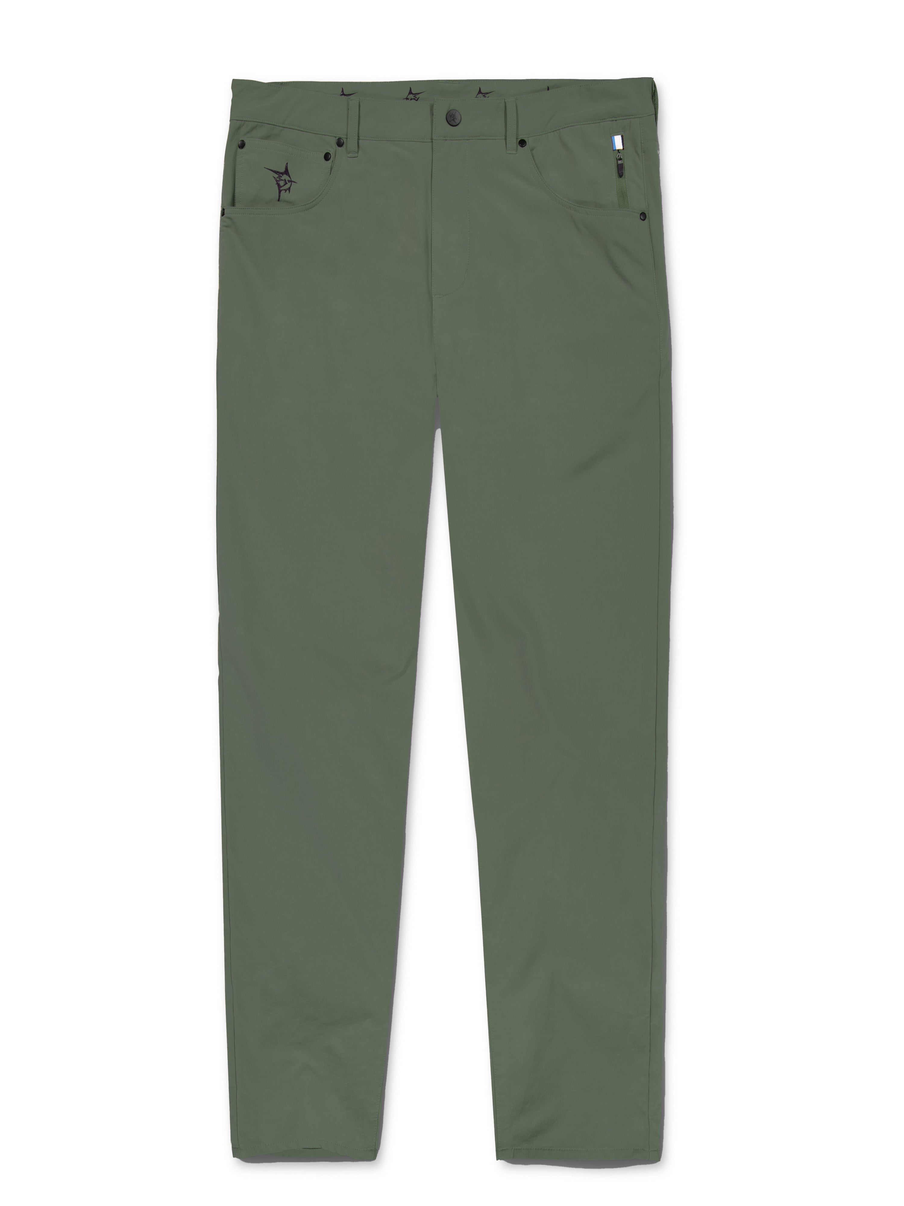 White Water Life Seaport Green Pants