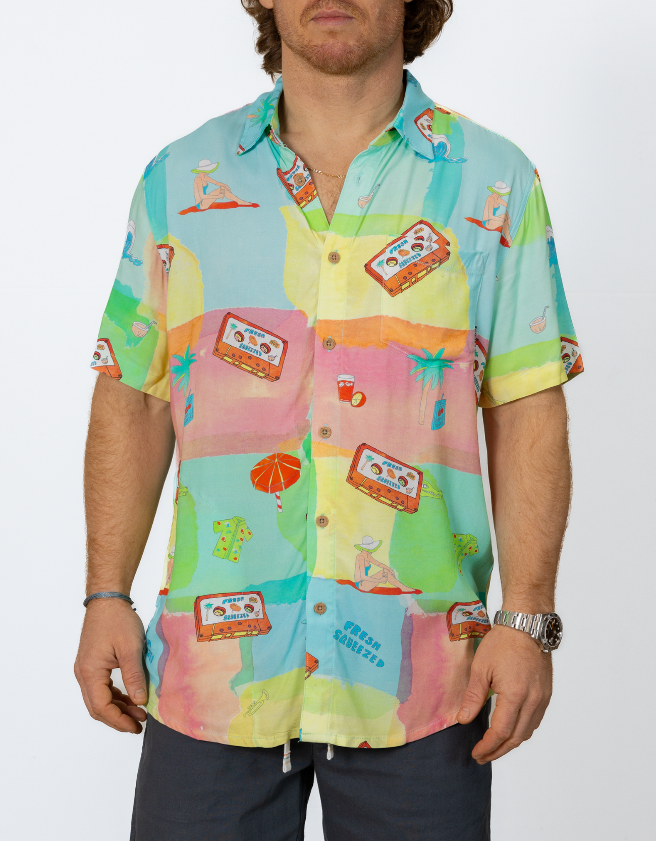 Fresh Squeezed Nighthawk Button Up