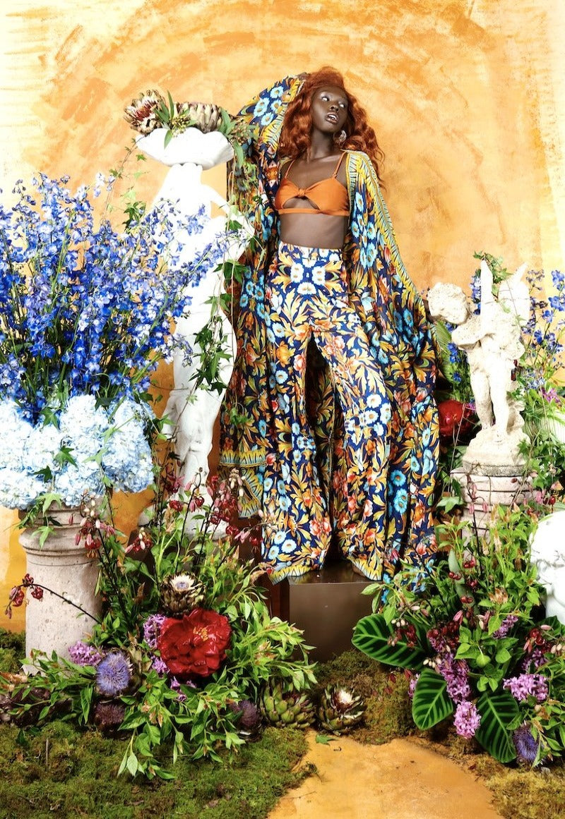 Saisankoh Scarlett Goddess Kaftan