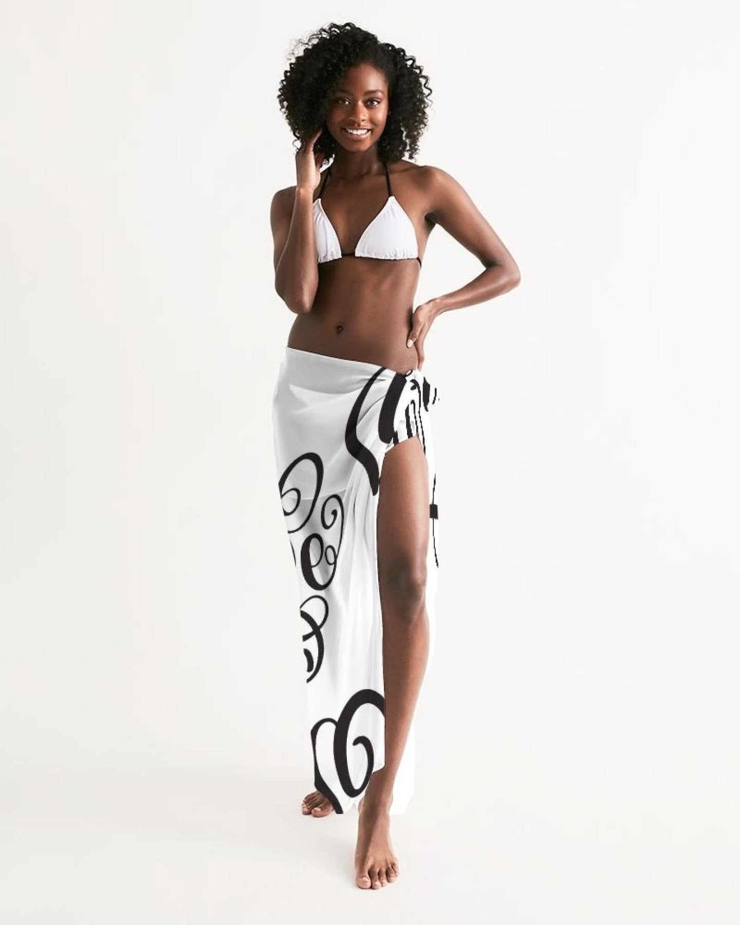 Love Black and White Sarong