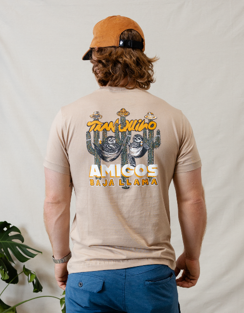 Tan Tranquilo Amigos Tee