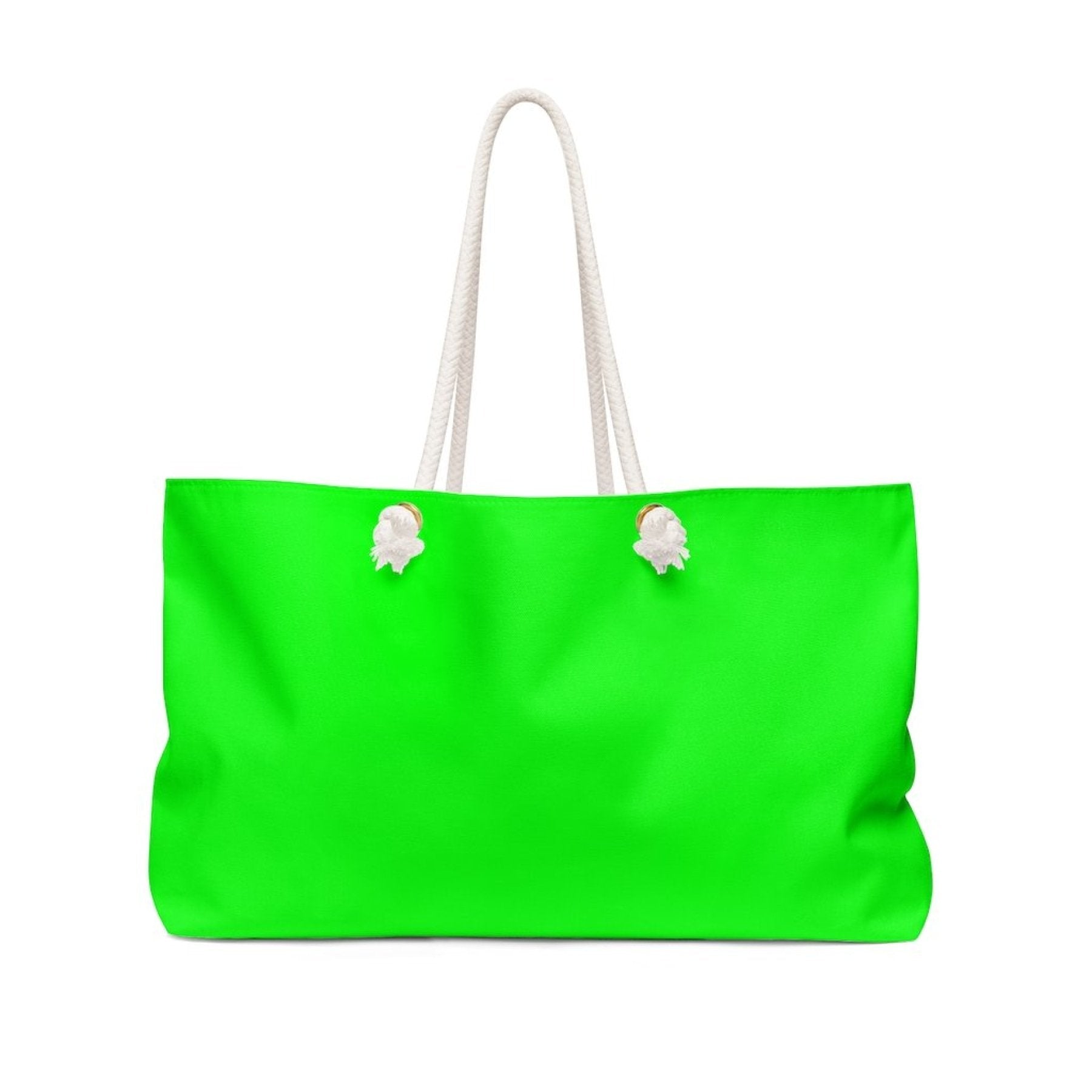 Neon Green Weekender Tote Bag