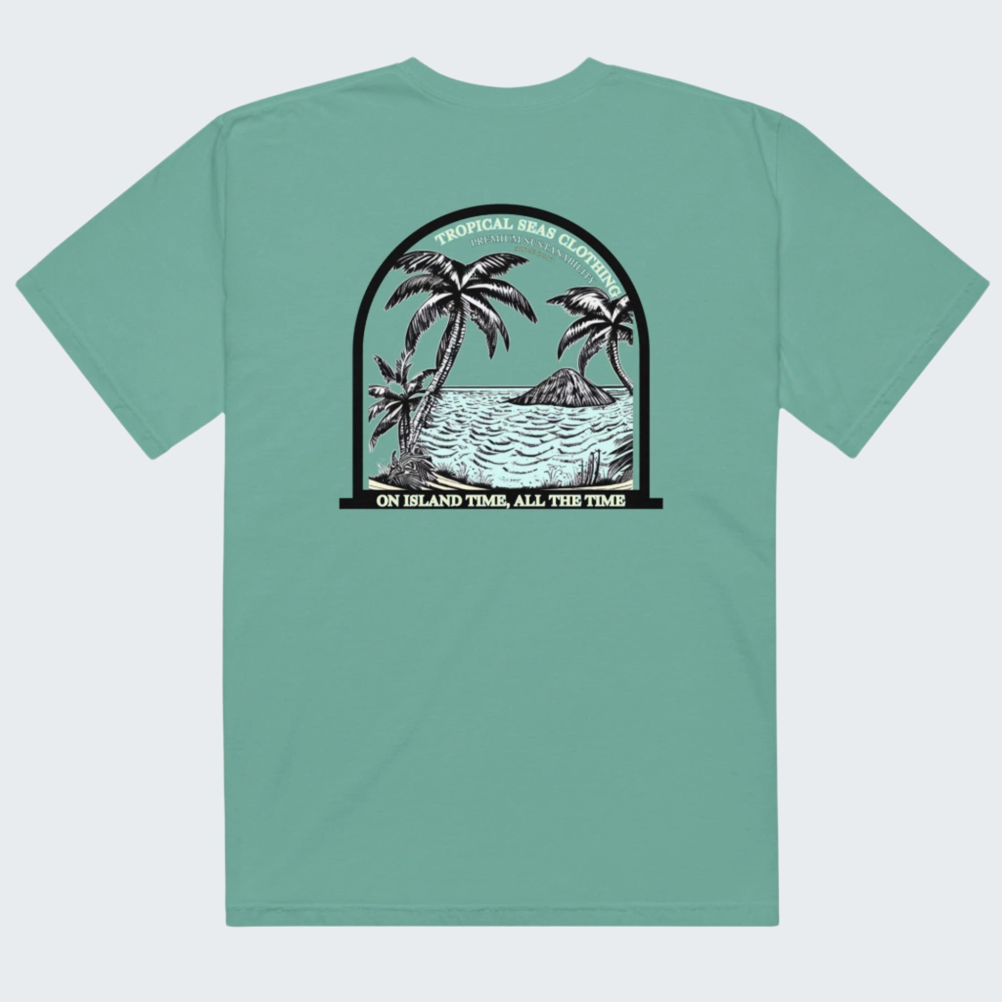 Men’s Island Time, All the Time Heavyweight T-Shirt