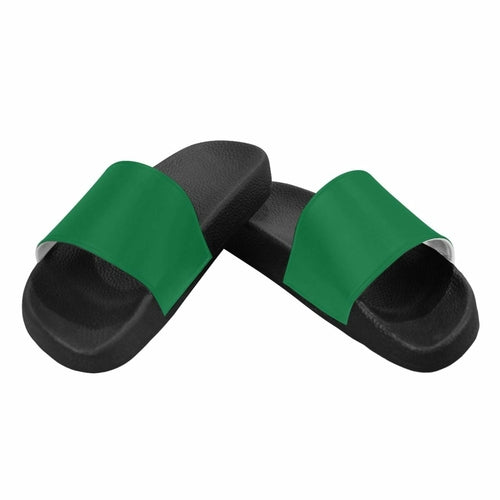 Dark Green Women's Slides