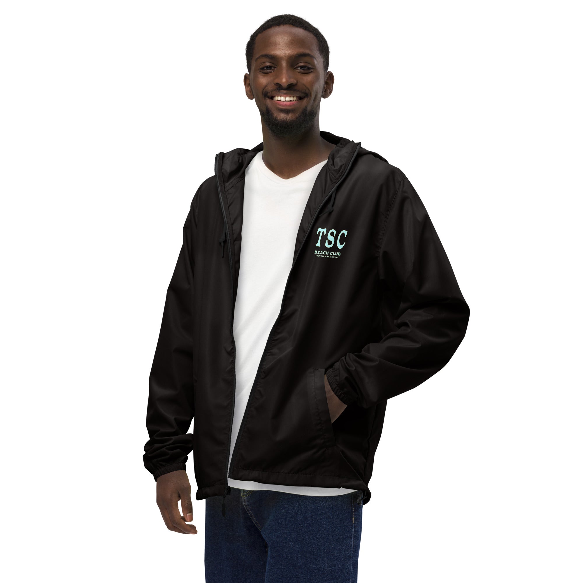Unisex TSC Beach Club Lightweight Zip Up Windbreaker