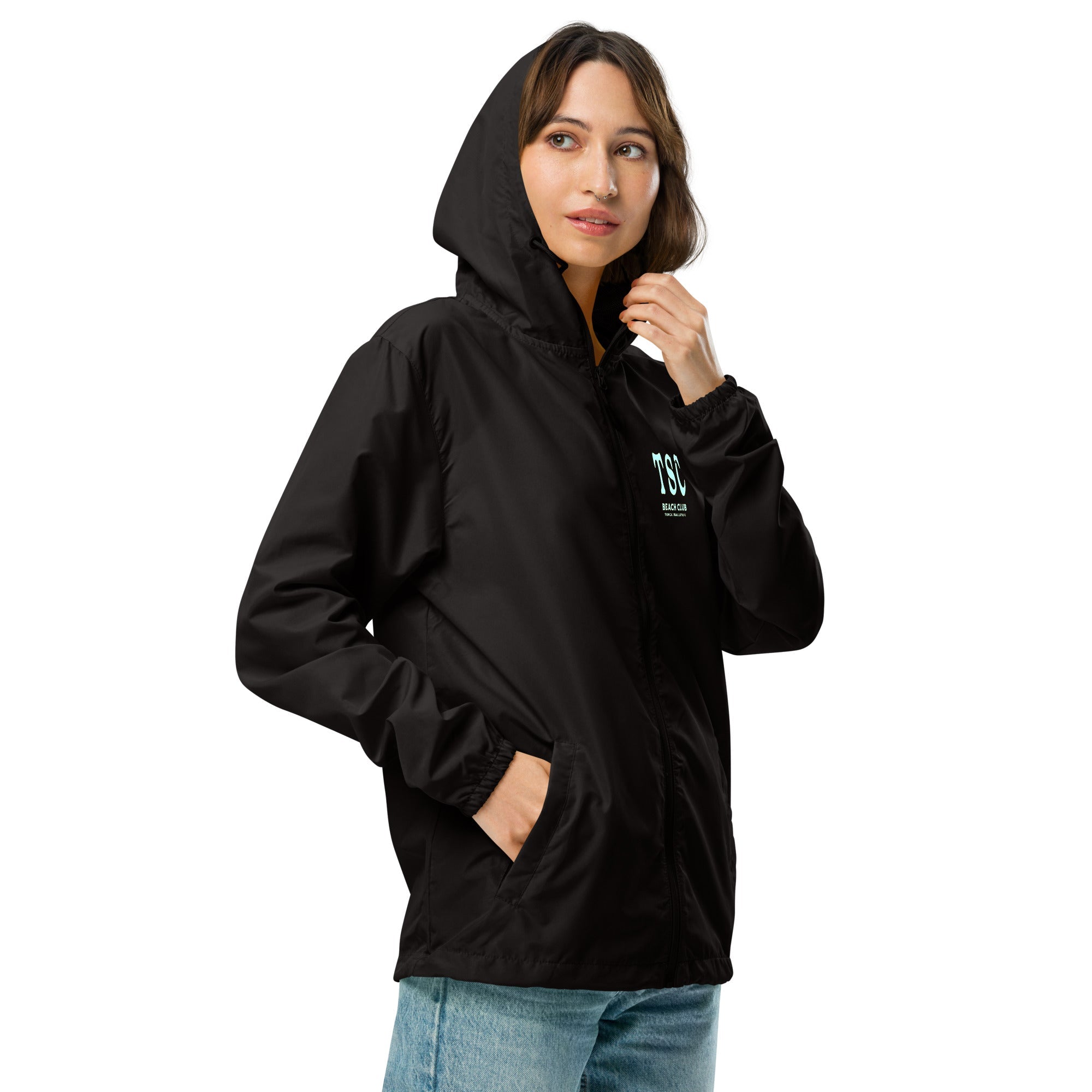 Unisex TSC Beach Club Lightweight Zip Up Windbreaker