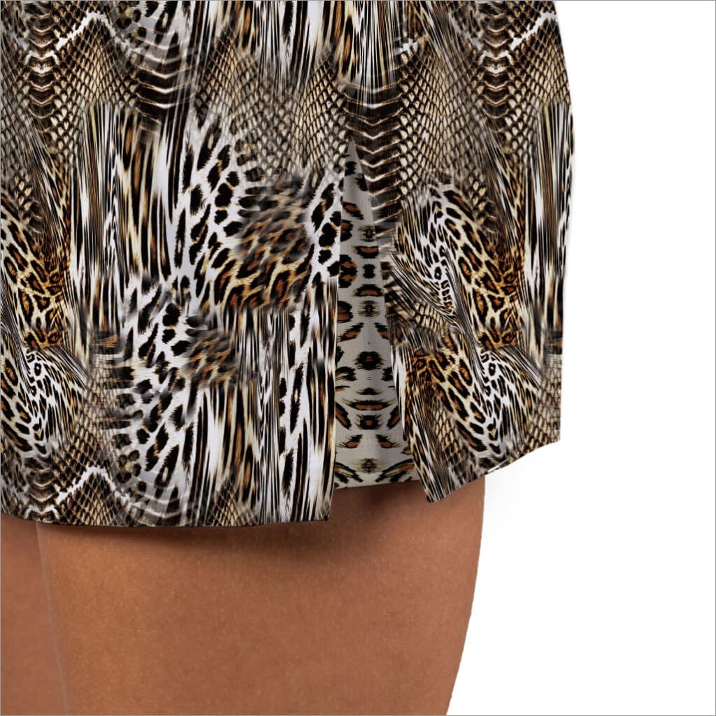 Close-up of a leopard print pattern on a white background