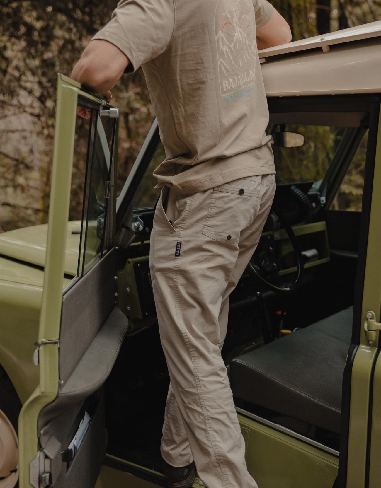 Vagabonds Khaki Riptop Adventure Pants
