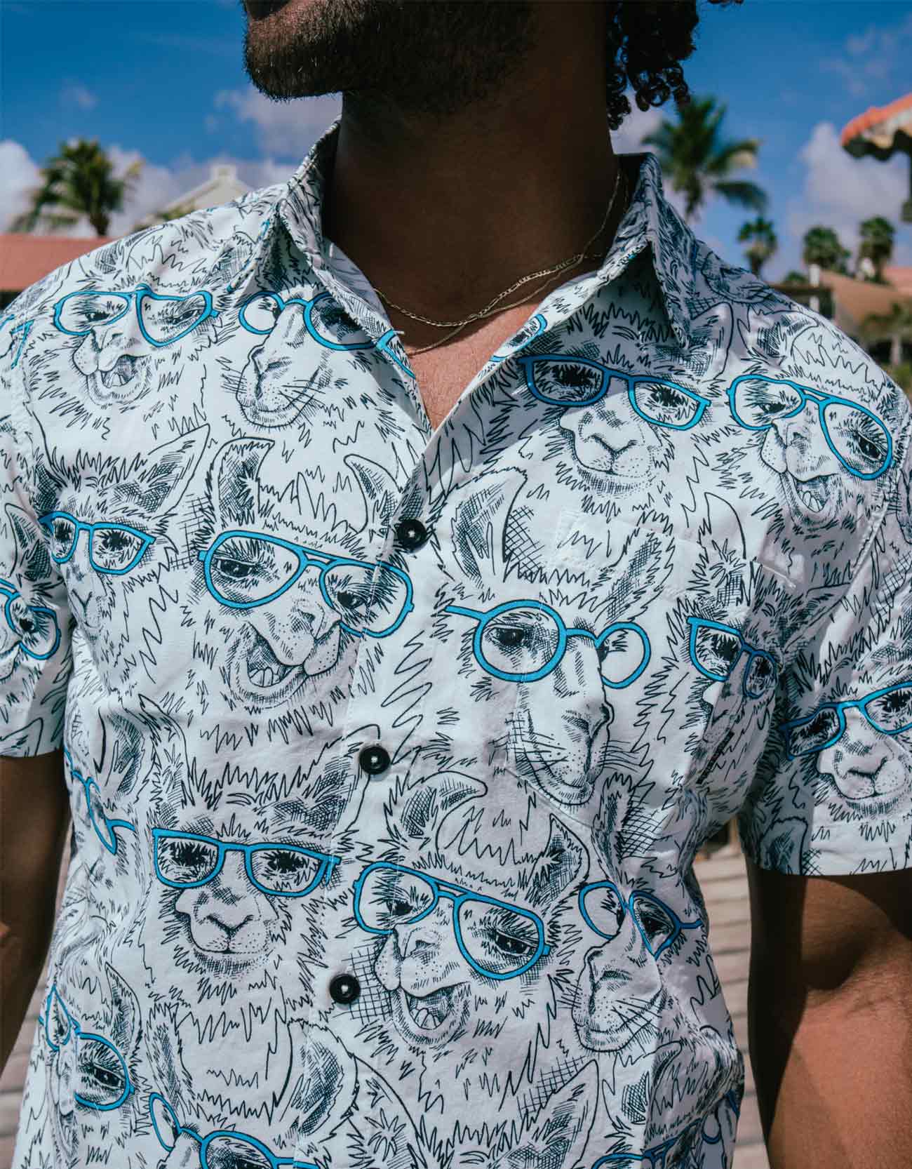Llama MD Seven Seas Button Up