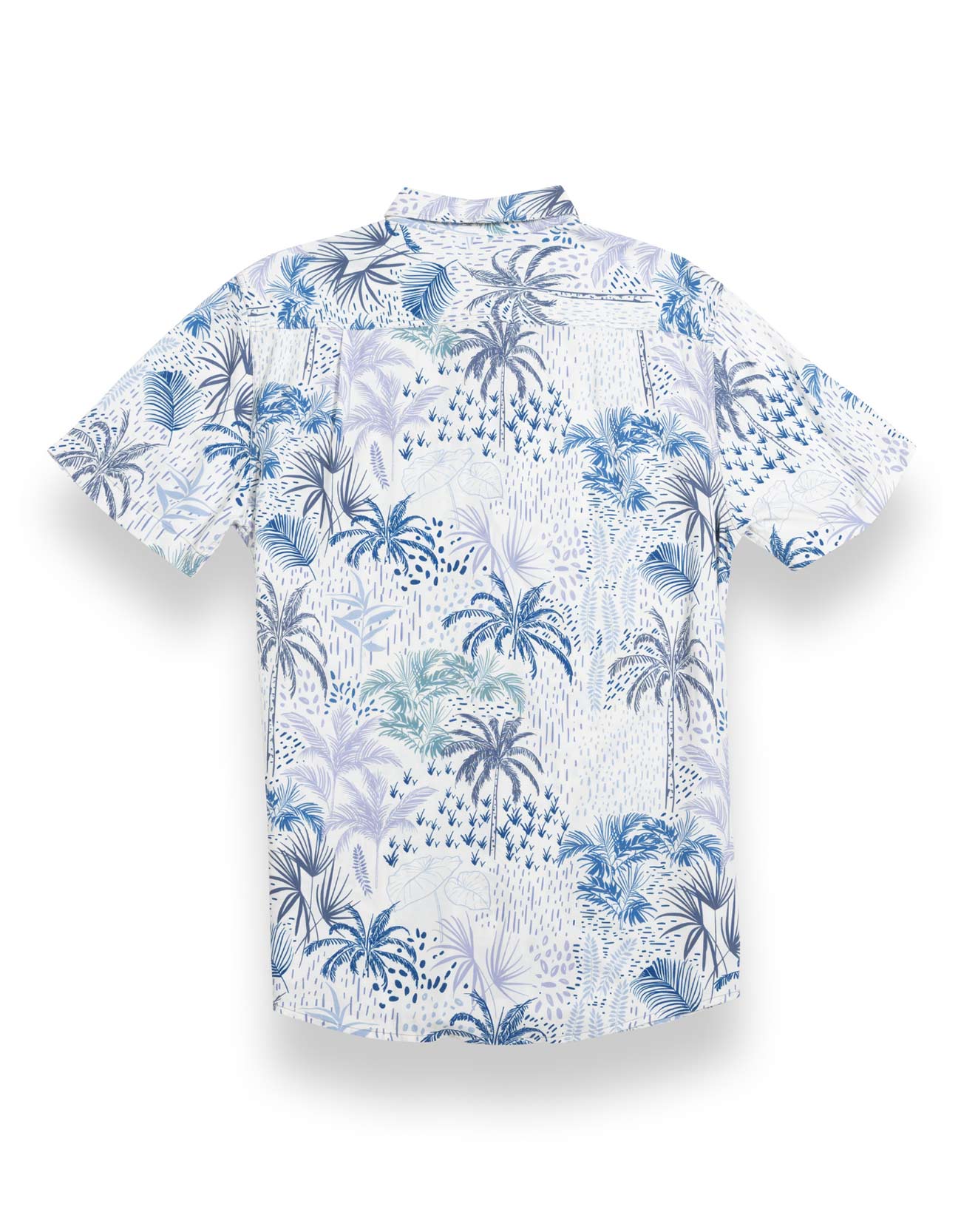 White Hot Tropics Nighthawk Button Up