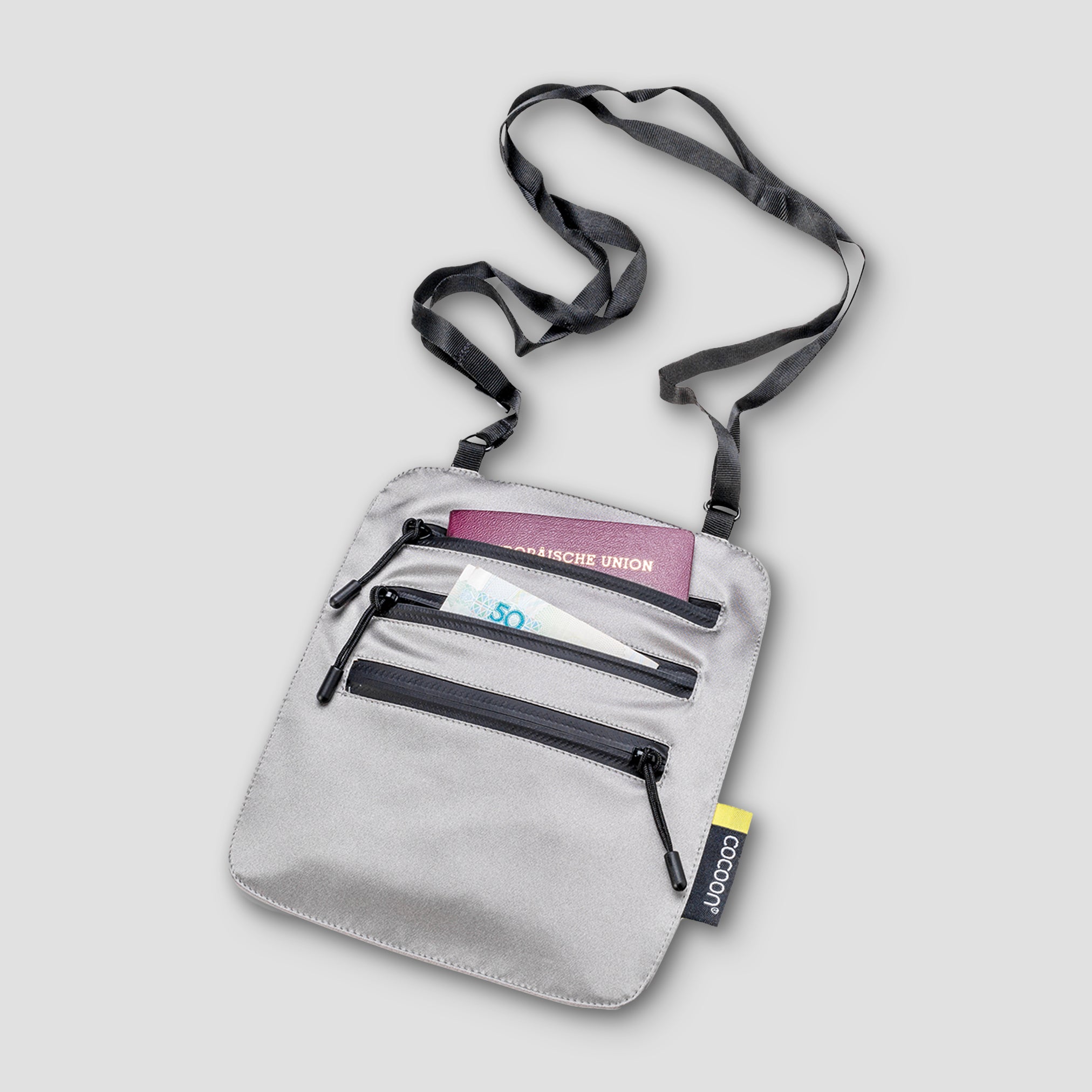 COCOON Secret Neck Wallet Monsoon Silk™ RFID