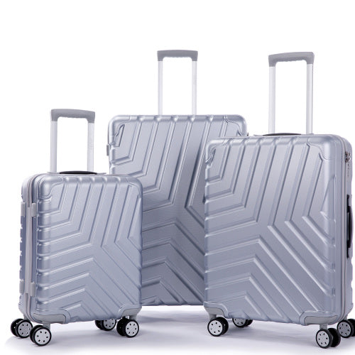 Suitcase Hardside Luggage Sets 3 Pieces with Double Spinner Wheels - Sun of the Beach Boutique